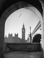 Palace of Westminster with perspective