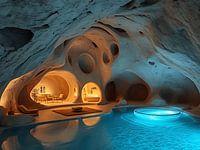 Artificial cave house