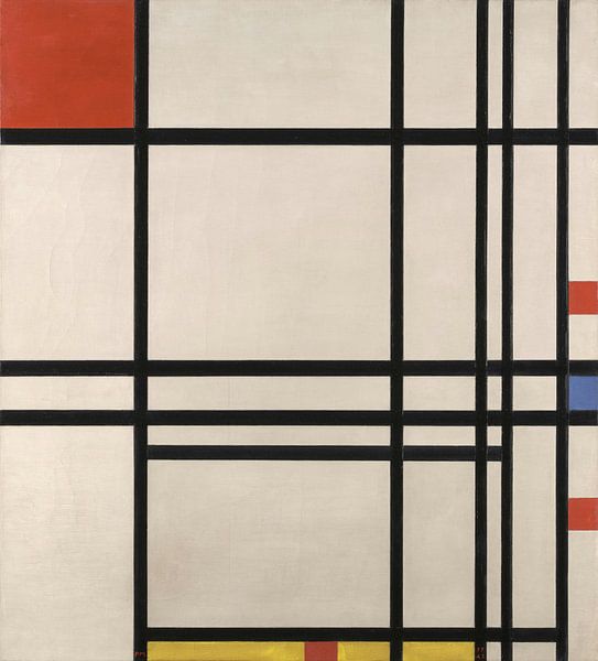 Abstractie, Piet Mondriaan van Meesterlijcke Meesters
