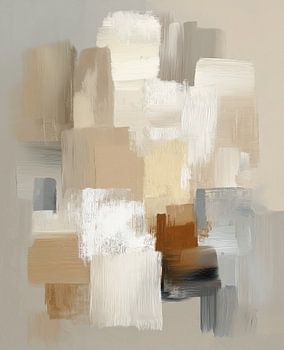 Abstract in sand colours