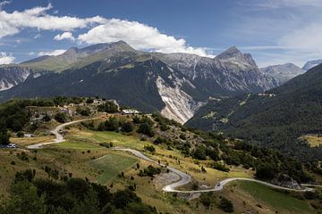 Uitzicht op de bergen Aussois, Savoie, Frankrijk van Imladris Images