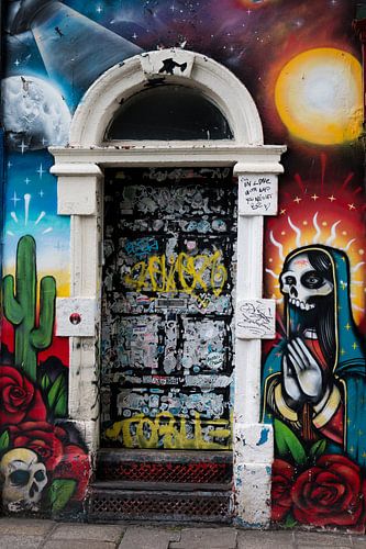 Graffiti Door Mexican Style