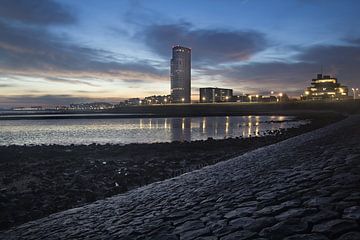 skyline Terneuzen van Niek Goossen