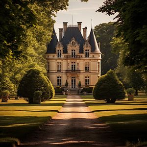 Français chateau chateau sur TheXclusive Art