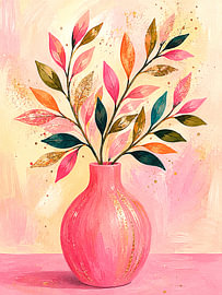 Golden Leaves von PurePrint Studio