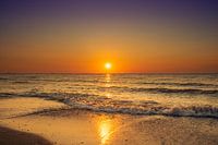 Zonsondergang strand Domburg