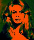 Motief Brigitte Bardot - Vintage Orange - Ultra HD van Felix von Altersheim thumbnail