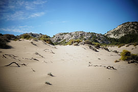 Dunes et montagnes