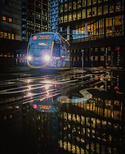 De tram naar Nieuwegein Utrecht van Michael Van de burgt