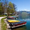 Bateaux sur le lac de Zell sur Christa Kramer