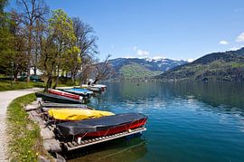 Bateaux sur le lac de Zell