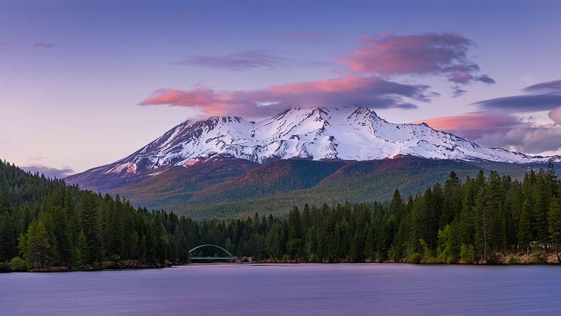 Abend am Mount Shasta, Vereinigte Staaten von Adelheid Smitt