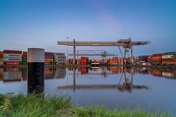 Alphen aan den Rijn - Container Terminal Alpherium van Frank Smit Fotografie