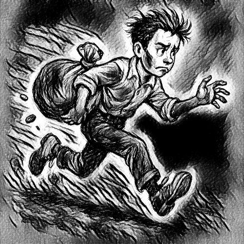 Haste is seldom good ( proverb / saying in picture )