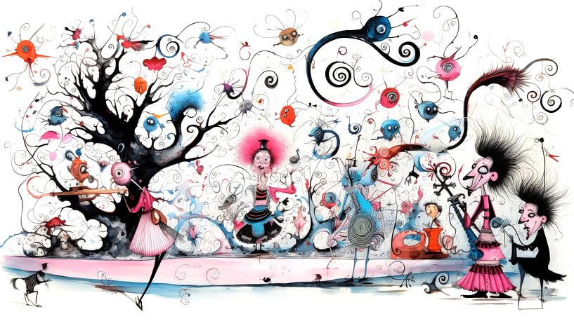 Dance of Dream Figures by ByNoukk