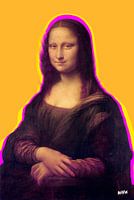 Mona Lisa popart - Leonardo da Vinci - pop kleuren