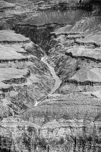 Colorado Rivier door de Grand Canyon