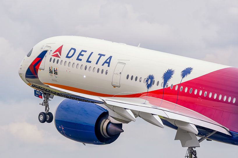 Delta Airbus A350 la 28 livrée olympique par Arthur Bruinen