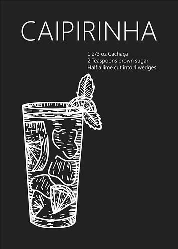 cocktail caipirinha