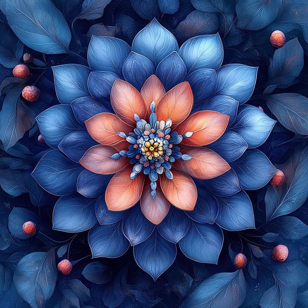 Mandala in de uitdrukking van zijn van Niklas Maximilian
