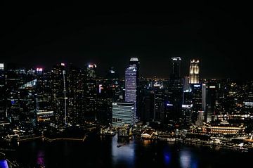 Skyline Singapore by Marianne Bal
