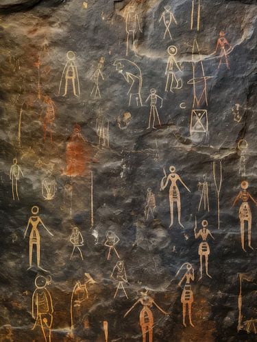 Rock Art Style Abstract