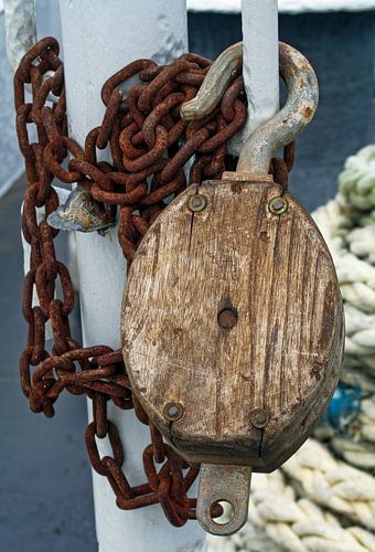 ss Rotterdam chain with pulley