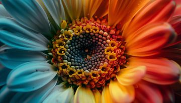 Blume in Farbe Makrofotografie Panorama von TheXclusive Art