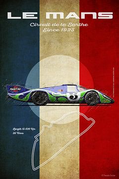 Le Mans 917 Hippie auto van Theodor Decker