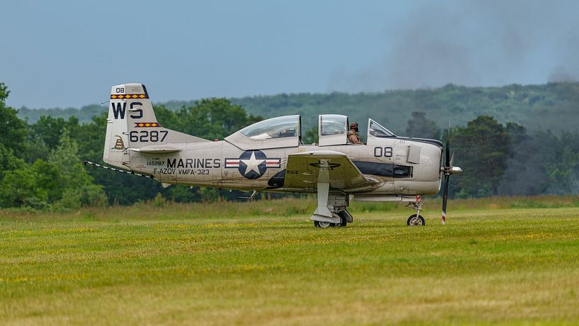 North American T-28C Trojan. by Jaap van den Berg