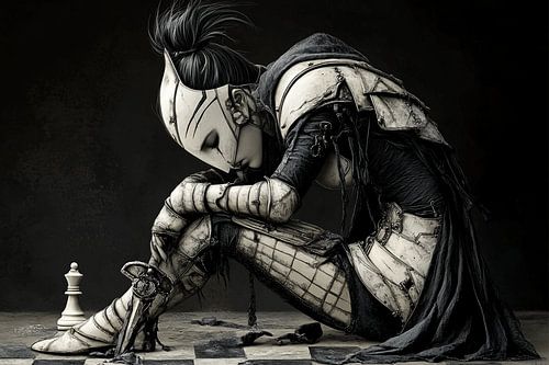 The strange adventure of the queen losing her crown in a world without logic.