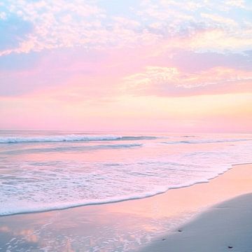 Vredige zonsopgang aan zee van Poster Art Shop