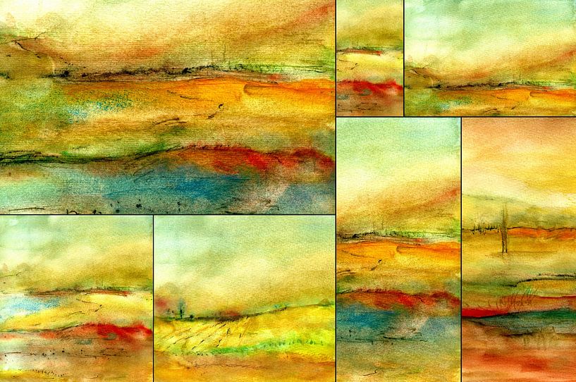 Collage nature moods by Claudia Gründler