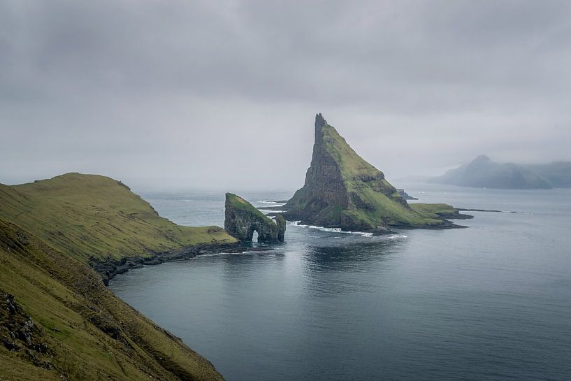 Drangarnir and Tindholmur by Christian Möller Jork