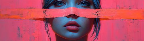 Portrait Femme Rose | Corail Cascade