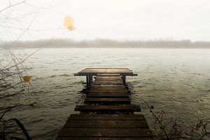 Echafaudage avec brume