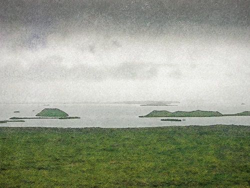 Pseudo craters at Myvatn, Iceland
