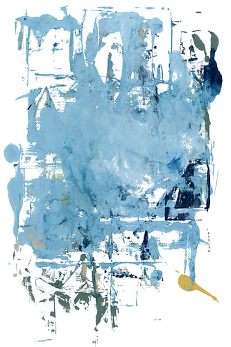 Blauwe abstracte stroming