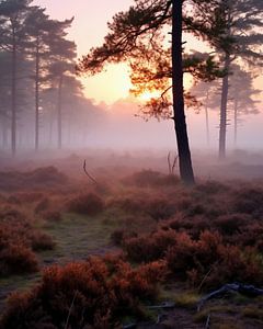 Herbstmorgen in der Lüneburger Heide