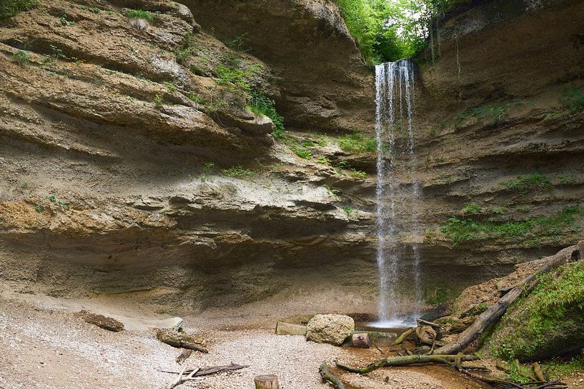 Pähler waterfall by Karin Jähne