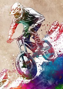 MTB Sport Kunst #Sport #Fahrrad