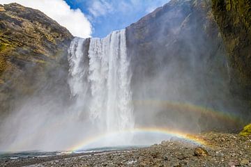 IJSLAND Skógafoss  van Melanie Viola