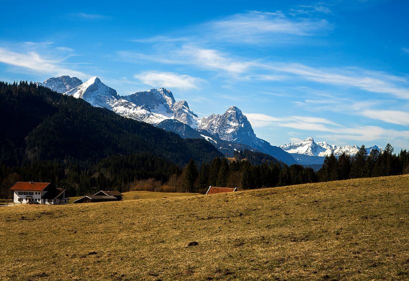 Idyllic mountain landscape near Garmisch by ManfredFotos