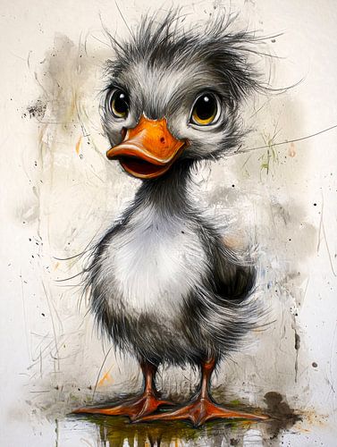 Cheeky duckling by Jutta Maria Pusl