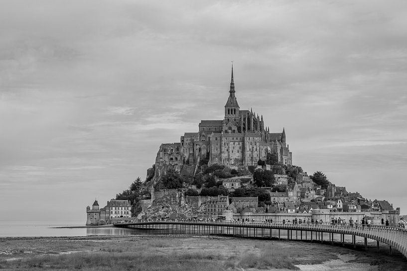 Schitterend zicht op Mont Saint Michel van Peter Voogd