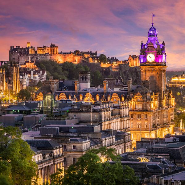 Fantastischer Sonnenuntergang in Edinburgh von Melanie Viola