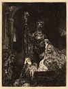 Rembrandt van Rijn Die Darstellung im Tempel in der Dunkelheit von Rembrandt van Rijn Miniaturansicht