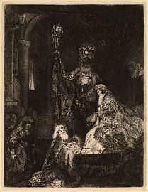 Rembrandt van Rijn The Presentation in the Temple in the Dark Manner