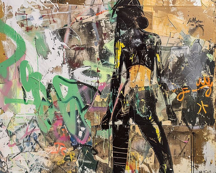 Moderne abstrakte Kunst von Blickfänger Gemälde