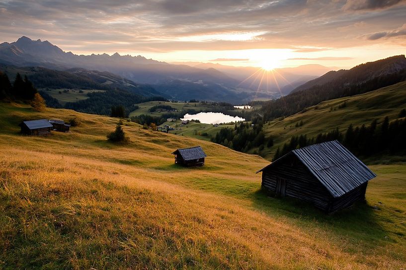 Ver en wijd van fernlichtsicht